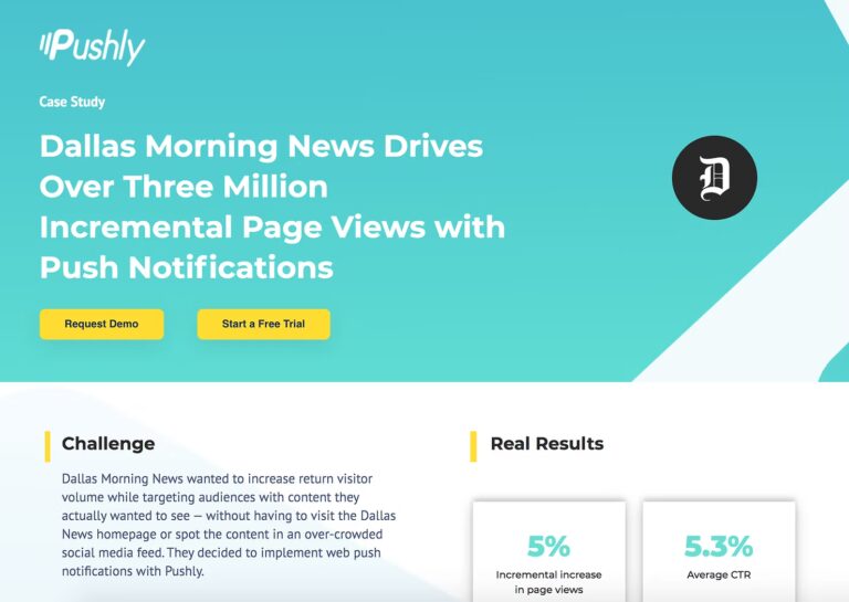 Case Study Dallas Morning News Drives 2X Repeat Visits